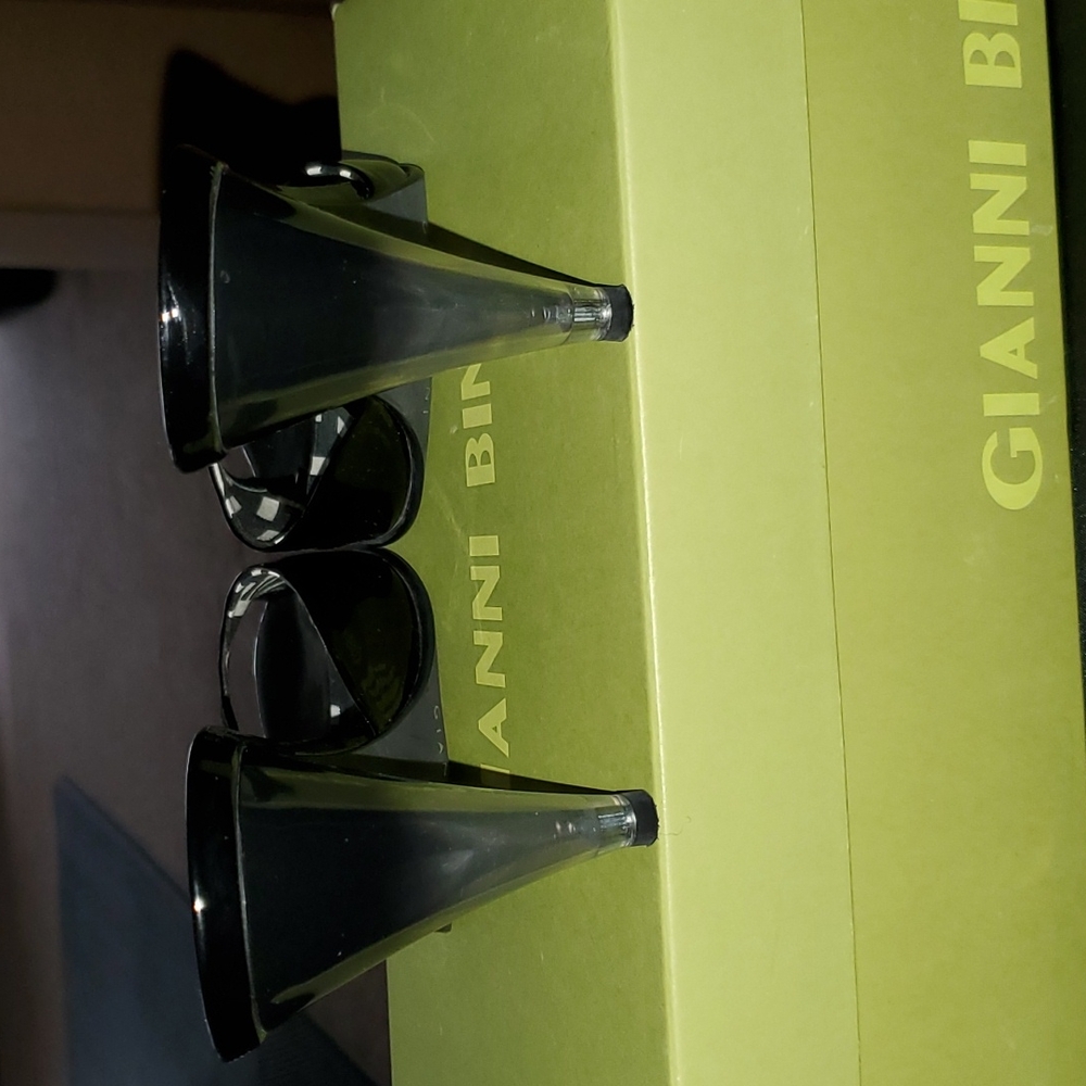 Gianni Black Patent Leather Mule - Picture 2 of 4